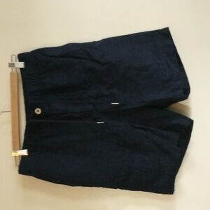 Men's Quince 💯 European linen shorts Navy size small